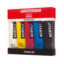 Set de 5 tubes acryliques primaire Amsterdam