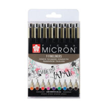 SAKURA - Set de 9 Pigma Micron couleur