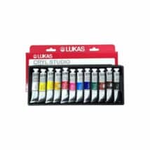LUKAS - Set de 12 acrylique Cryl Studio 20ml