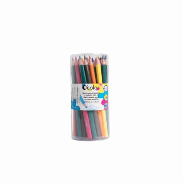 Crayons de Cire Colorés PRIMO - Pot de 48 Pièces - 12 Couleurs - Haute Résistance - Beaux-Arts et Loisirs créatifs Crayons de Cire Colorés PRIMO - Pot de 48 Pièces - 12 Couleurs - Haute Résistance - Beaux-Arts et Loisirs créatifs