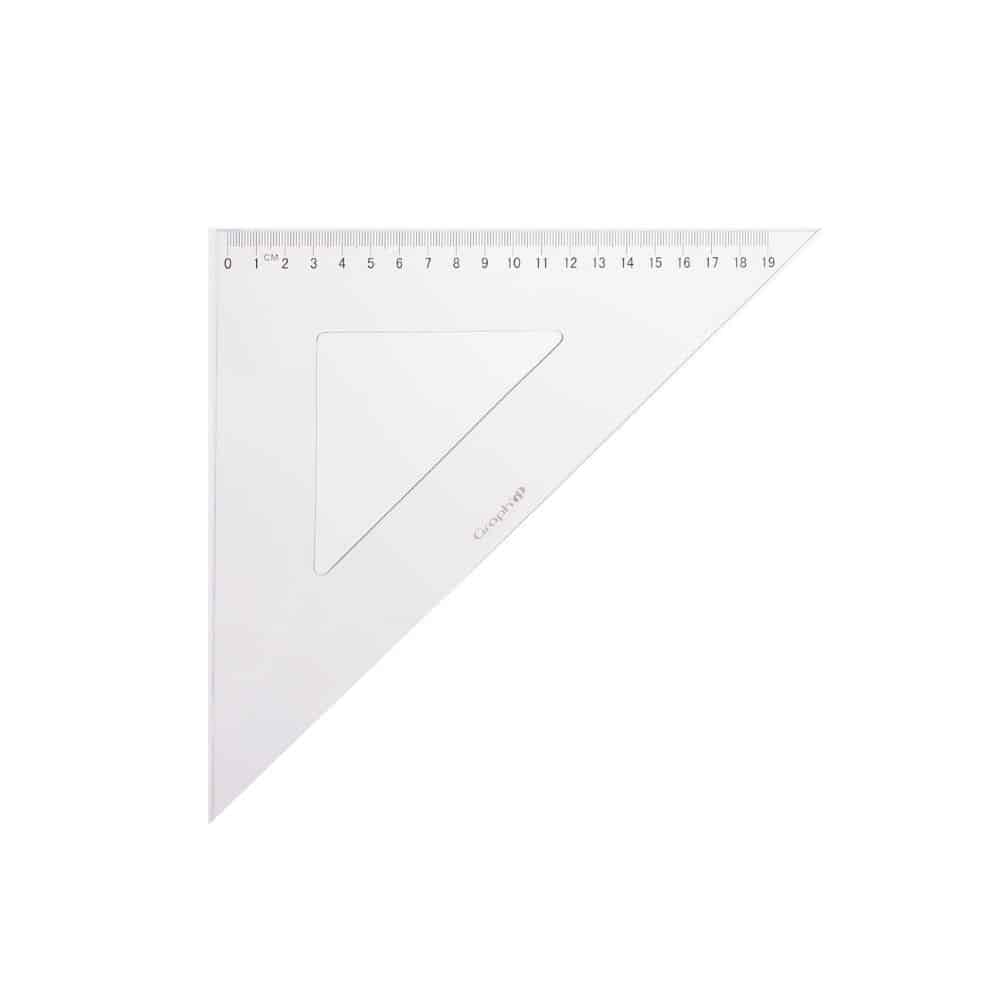 GRAPH'IT - Equerre graduée 45°