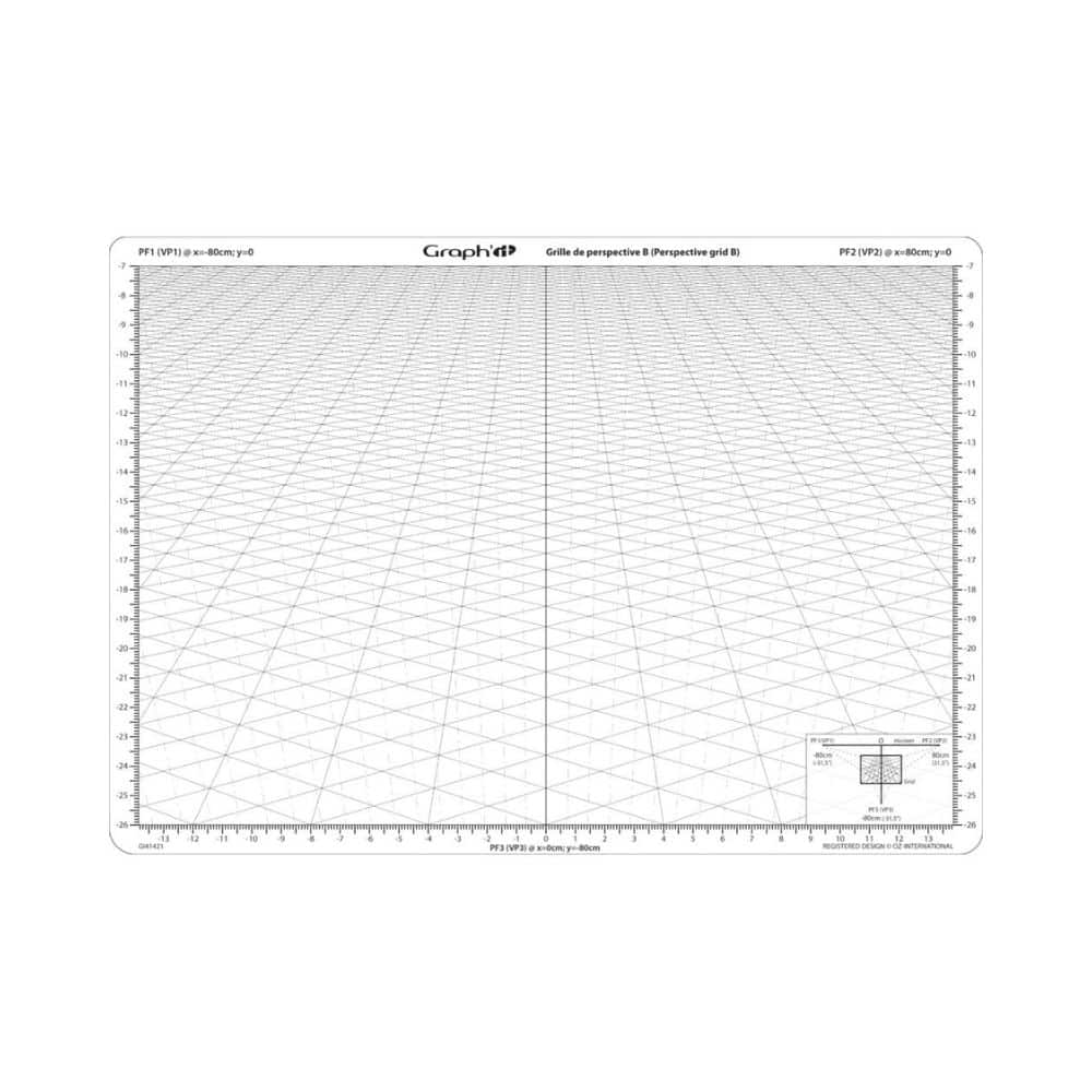 GRAPH'IT - Grille de perspective plongeante