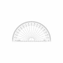 GRAPHOPLEX – Rapporteur 180° Ø 20 cm