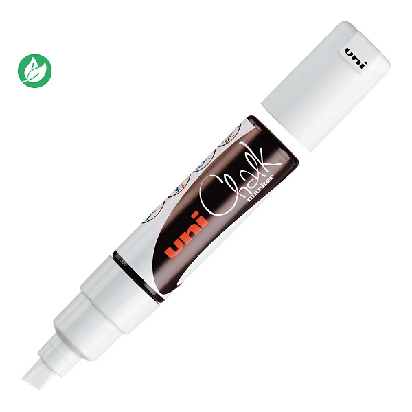 UNI - Marqueur craie Chalk Marker pointe biseautée 8mm