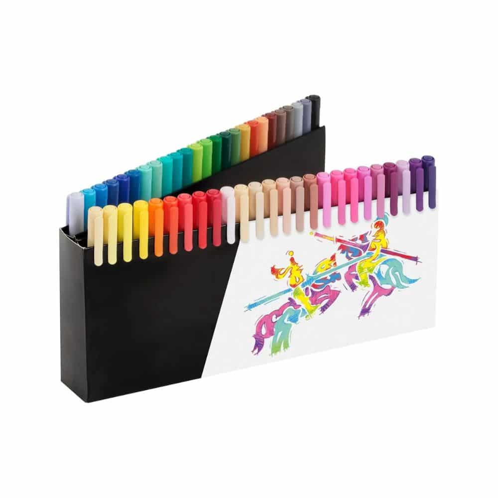 FABER CASTELL – Coffret de 50 Feutres pinceaux Black Edition