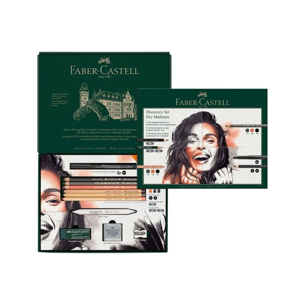 FABER CASTELL – Kit découverte aux techniques sèches