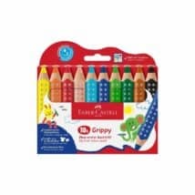 FABER CASTELL – SET 10 CRAYONS GRIPPY