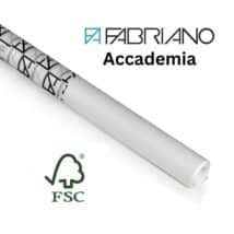 FABRIANO – Rouleau Papier à dessin Accademia 1 x10 m