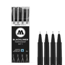 MOLOTOW - Set de 4 Blackliner N°1