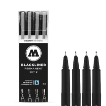 MOLOTOW - Set de 4 Blackliner N°2