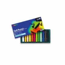 MUNGYO - Boîte de 12 pastels secs carrés