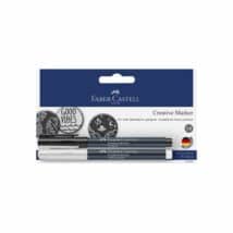 FABER CASTELL – Set de 2 marqueurs créatifs