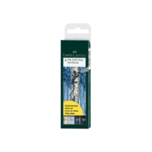 FABER CASTELL - Set de 4 feutres Pitt Artist Pen Soft Brush