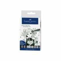 FABER CASTELL - Set de 8 feutres Pitt Artist Pen Manga