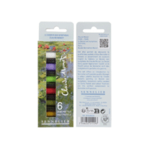 SENNELIER - Set de 6 demi-pastels à l'écu Claude Monet