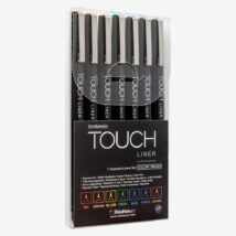 SHINHAN - Set de 7 Touch Liner Brush assortis