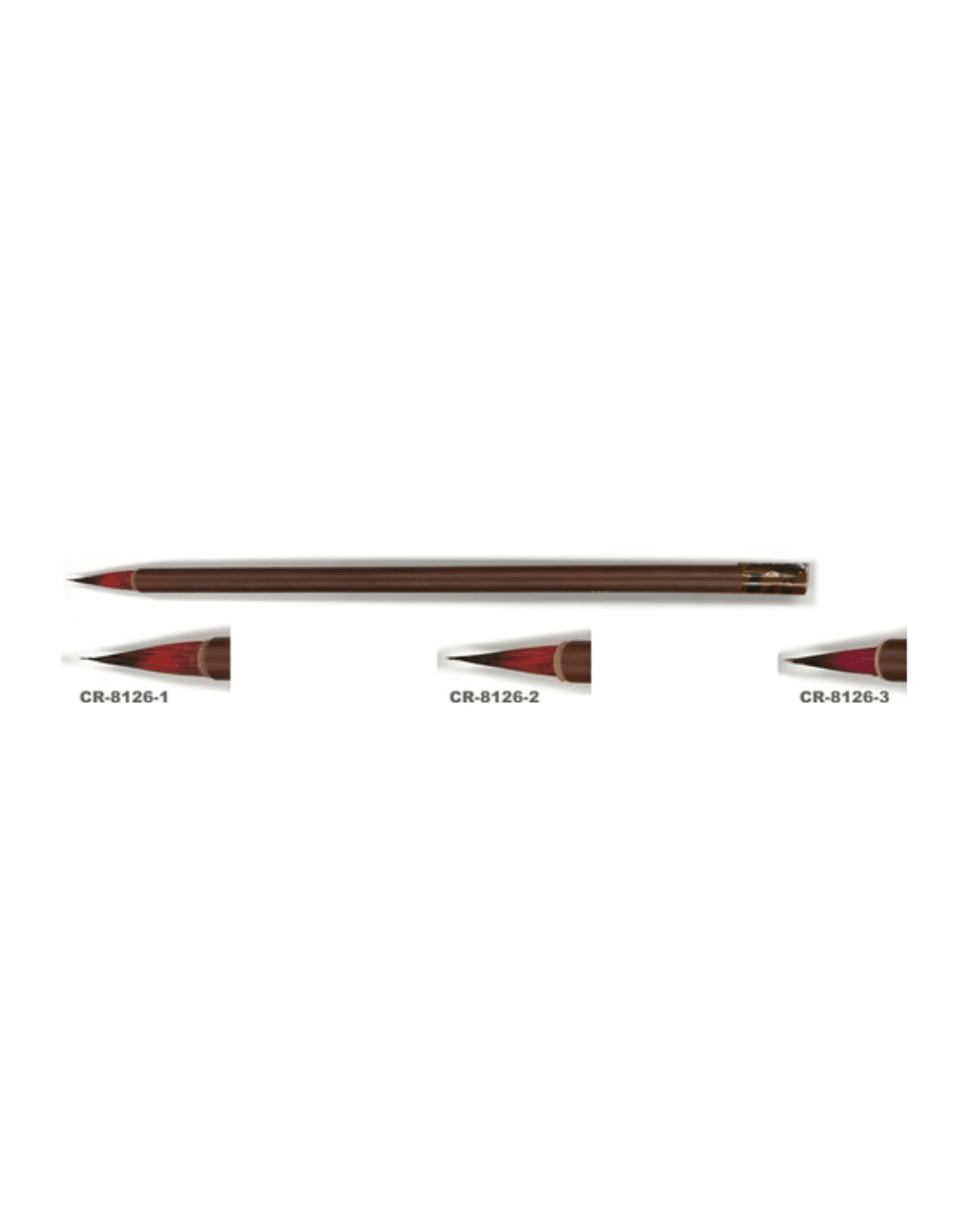 Pinceau chinois ligneur de qualité supérieure pour les calligraphies de petites tailles. Idéal pour les tracés d'une finesse extrême.
