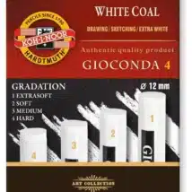 Koh-I-Noor - Gioconda Assortiment de 4 pastels blancs 12mm