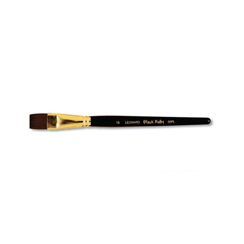 LÉONARD – Pinceau Black Ruby plat série 30PL