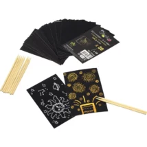 O'COLOR - Cartes à gratter métallisées Or et Argent