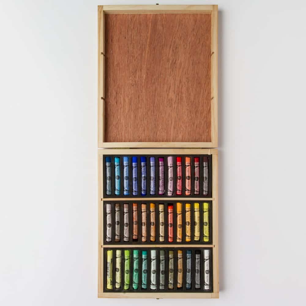 SENNELIER - Coffret bois 36 pastels à l'écu