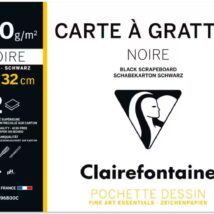 Carte à Gratter pochette 2F 24x32cm 520g - Noir