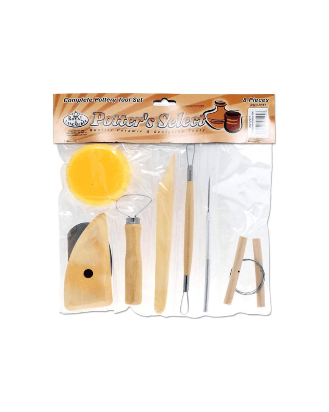 CORECT'ART - Set de 8 outils pour la poterie