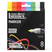 LIQUITEX - Set Essentiel 8 marqueurs 2mm