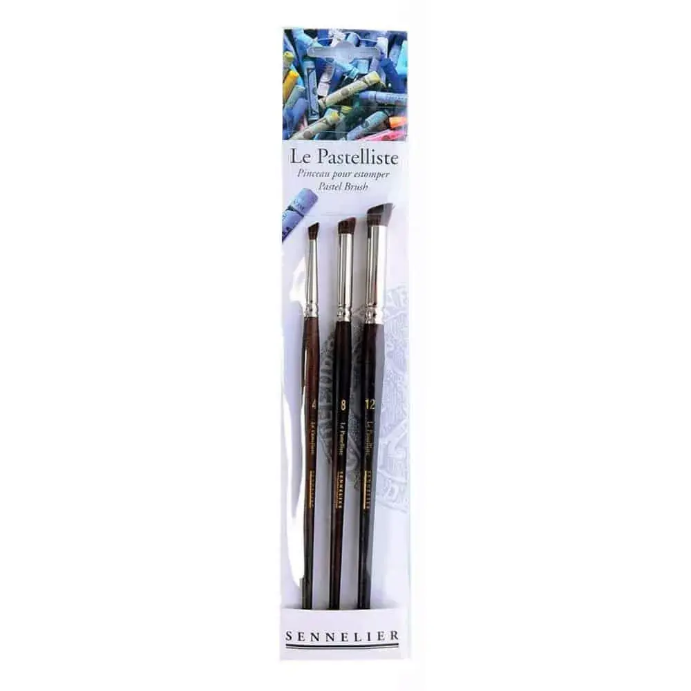 SENNNELIER - Set 3 pinceaux pour pastel Le Pastelliste