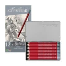 CRETACOLOR - Set de 12 Crayons Graphite