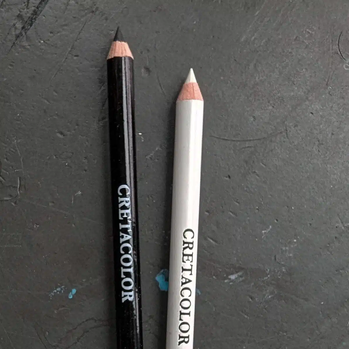 CRETACOLOR - Set Thunder & Lightning - 2 crayons noir et blanc