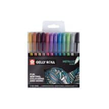 SAKURA - Set de 12 stylos gel Metallic